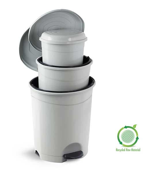Planet Pedallı Çöp Kovası 3’Lü Set Up132 61222 Lt